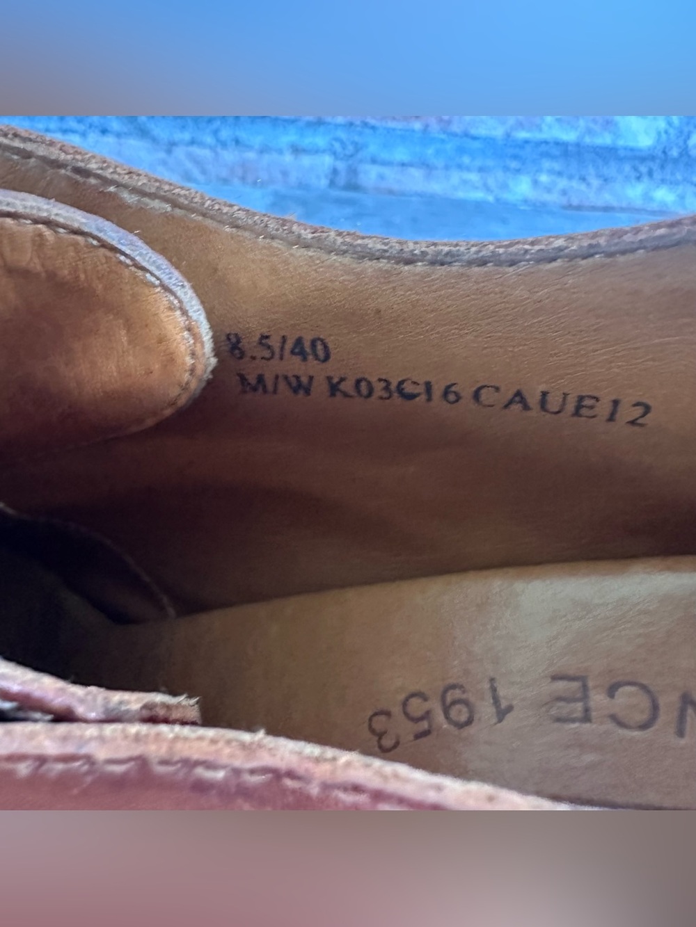 Kork-Ease Block Heels Wendy Lace Up Women’s 8.5 Leather Tan Academia Cottage - Picture 7 of 9